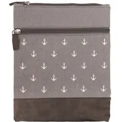 Canvas Crossbag 001 (Grey Anchor)