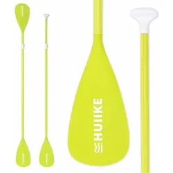 Paddel für Stand-Up Paddling Kayak 2 in 1. HUIIKE. Limettengrün. Einstellbar anisgrün 230 CM