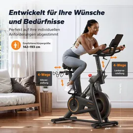 Merach Heimtrainer schwarz
