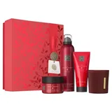 RITUALS Rituale The Ritual Of Ayurveda Geschenkset Body Cream 100 ml + Body Scrub 125 g + Foaming Shower Gel 200 ml + Candle 140 g