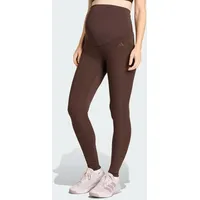 adidas Damen, Optime Essentials Workout Umstands-Leggings in voller Länge - Aurora coffee, XL