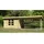 Karibu Bastrup 7 7,40 x 2,97 m natur inkl. Schleppdach