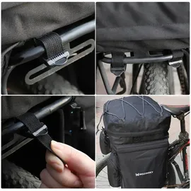 wozinsky Gepäckträgertasche 60 l schwarz