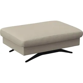 flexlux Pouf »Glow Sitzhocker, Polsterhocker« Hocker mit Stauraum, Fuß schwarz weiß