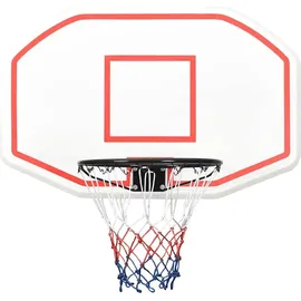 vidaXL Basketballkorb Weiß 109 x 71 x 3 cm