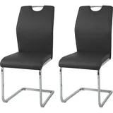 Hti-Living Esszimmerstuhl 2er Set Schwarz Nelly