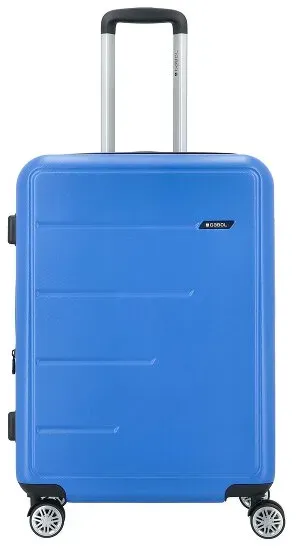 Gabol Future Plus 4 Rollen Trolley 66 cm mit Dehnfalte  blau