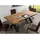 Massivmoebel24 Baumtisch 180 x 77 x 90 cm grau