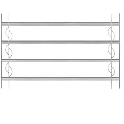 Alberts Fenstergitter Secorino Style 1000 - 1500 x 600 mm Ausziehgitter