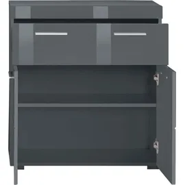 WELLTIME Unterschrank Avena 73 x 31 x 79 cm Grau