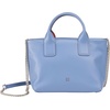 Dudu, Handtasche, Ibiza Handtasche Leder 22 cm, Blau