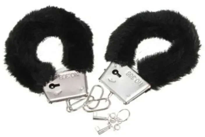 DIABLO PICANTE - PLEASURE FURRY HANDSCHELLEN SCHWARZ