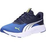 Puma flexfocus lite modern jr Jungen Sportschuh in Blau, Größe 4 - Blau/Weiß/Dunkelblau - 37