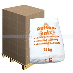 Streusalz, Auftausalz Korngröße bis 5 mm, Palettenpreis Palette mit 40 Sack a 25 kg