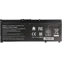 AccuCell Akku passend für HP Pavilion 15-CX, Li-Polymer, 11,55V, 4550mAh, 53Wh