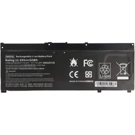 AccuCell Akku passend für HP Pavilion 15-CX, Li-Polymer, 11,55V, 4550mAh, 53Wh