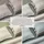 SCHIESSER Lotta Grafikprint Mint 155 x 220 cm + 2 x 80 x 80 cm
