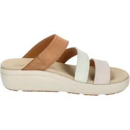 Keen ELLECITY SLIDE Damen Natural Leather/Clearly Aqua 41