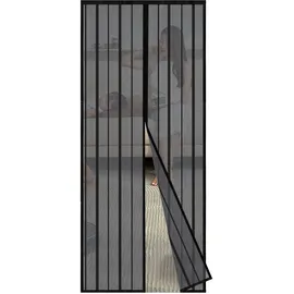 Sekey Insektenschutz-Tür 140 x 225 cm Schwarz
