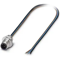 Phoenix Contact 1530582 Sensor-/Aktor-Einbausteckverbinder M5 Stecker, Einbau 0.50m Polzahl: