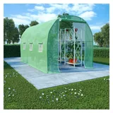 furnicato Gewächshaus Kunststoff Grün 6 mm 6,86 m2