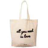 Fisura Tote Bag beige 70 x 51 cm