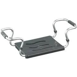 WENKO Badewannensitz Secura Silber