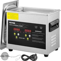 Vevor 3 L Verbesserter Ultraschallreiniger (200 W Heizung, 120