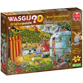 JUMBO Spiele Wasgij Original Retro 7 Bär beim Camping! 1000 Teile