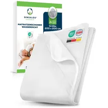 Sensalou Matratzenschoner wasserdicht 200 x cm 2er Set 2 St