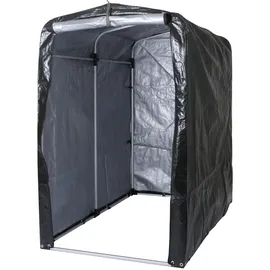 Proregal Fahrradgarage Foliengarage Garagenzelt Anthrazit 121 cm x 201 cm x 201 cm