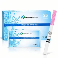 Safecare LH Ovulationstest Streifen 25 mIU/ml – 25 Stück – Ergebnisse in nur 5 Minuten, 99% Genauigkeit – Eisprungtest zur Bestimmung der Fruchtbaren Tage