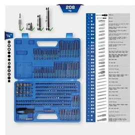 BRILLIANT TOOLS Bit-Satz 208-tlg