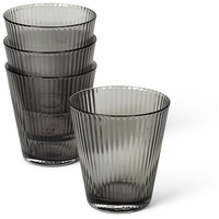 ROSENDAHL Copenhagen Grand Cru Nouveau Wasserglas - 4er-Set - smoke - 4er-Set: 260 ml - Höhe 9,5 cm - Ø 9 cm