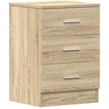 vidaXL Nachtschrank Sonoma 38 x 35 x 56 cm Braun