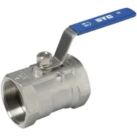 ATUSA Edelstahl Kugelhahn 1 1/2 Zoll DN40 1-tlg Absperrhahn Absperrventil