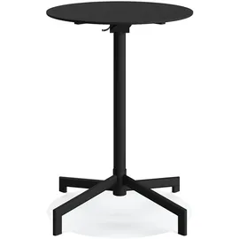 FEROS Versa Tisch höhenverstellbar rund 205 x 205 cm Schwarz