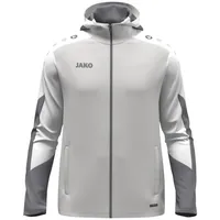 Jako Kinder Kapuzenjacke Dynamic hellgrau/weiß/grau, 116