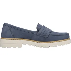 Rieker Sportliche Slipper Damen Blau 39