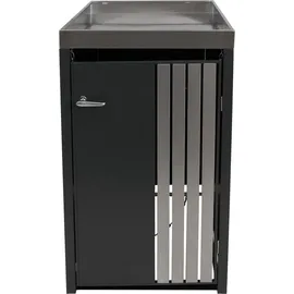 MCW Mülltonnenverkleidung O67 125 x 84 cm grau