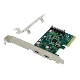 Conceptronic 2x USB-C 3.1, PCIe 3.0 x4 (EMRICK07G)