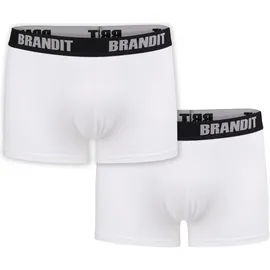 Brandit Textil Boxershorts Logo weiß 3XL 2er Pack