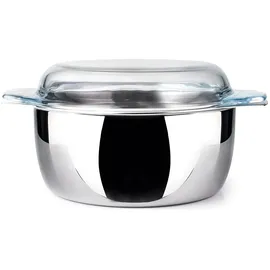 Ibili Fritteuse mit Korbdeckel Induktion, 20 cm, Edelstahl, induktionsgeeignet