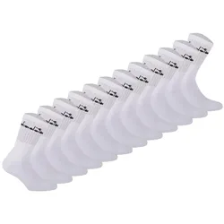 Diadora Unisex Tennissocken - 12er Pack, Logo Weiß 39-42
