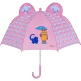 Playshoes 3D Regenschirm die Maus & Elefant | Rosa