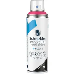 Schneider Schreibgeräte Paint-It 030 Supreme DIY Spray, 200 ml, Magenta, Matte,
