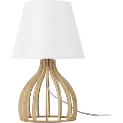 Tischlampe weiß 36 cm geometrisch AGUEDA