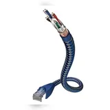 in-akustik Inakustik 00480301 Netzwerkkabel Blau, Silber 1 m Cat6 SF/UTP (S-FTP)