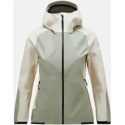 PEAK PERFORMANCE W Pac Gore-Tex Jacket-SAND FOG-LIMI SAND FOG/LIMIT GREEN/ - XS