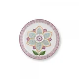 Pip Studio Frühstücksteller 9 cm lila/weiß